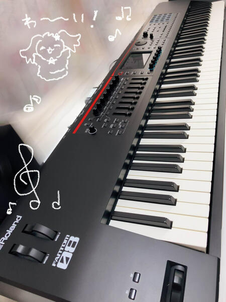 Miyako's Roland FA-08 (irl ver.)