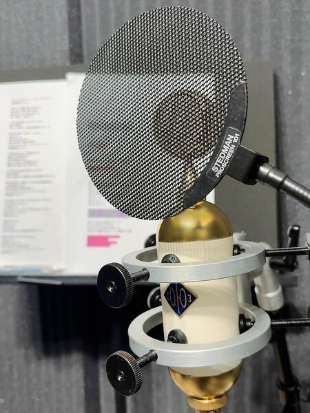 Her beloved 930,000 yen Soyuz microphone