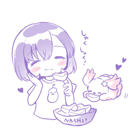 daily life of Miyako series ('yummy nashi pears🍏')