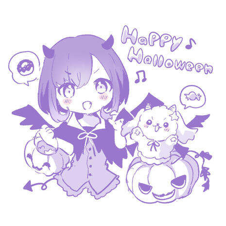 daily life of Miyako series ('Happy Halloween🎃')