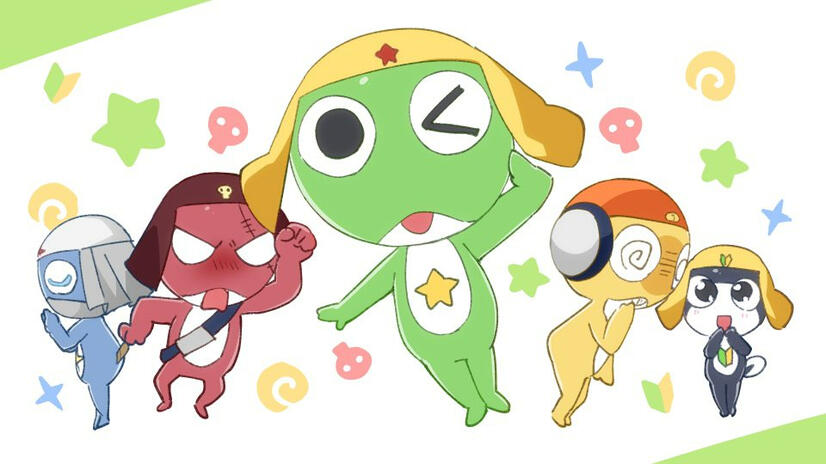 debut stream asset (SGT Frog fanart)