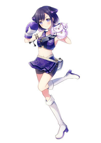 debut stream asset ("fighting Miyako")