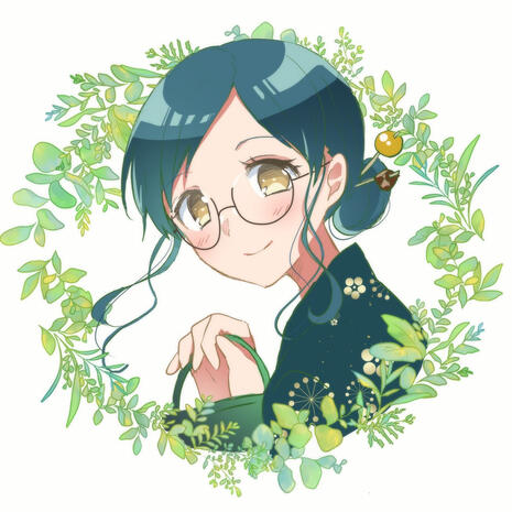 Mister Donut gijinka series (uji matcha donuts - mature older sister heading to the tea ceremony)