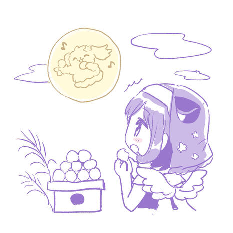 daily life of Miyako series (&#39;tsukimi🌕🎑&#39;)