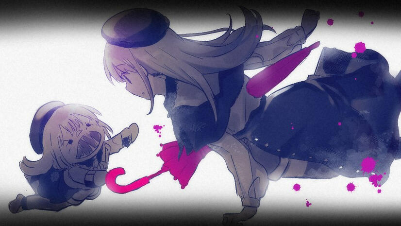Mutsumi and Mortis drawn during her BanG Dream! Ave Mujica ep 1-3 discussion stream