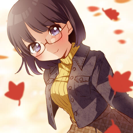 Mister Donut gijinka series (roasted sweet potato udon noodle donut - dear childhood friend who suddenly seems so mature)