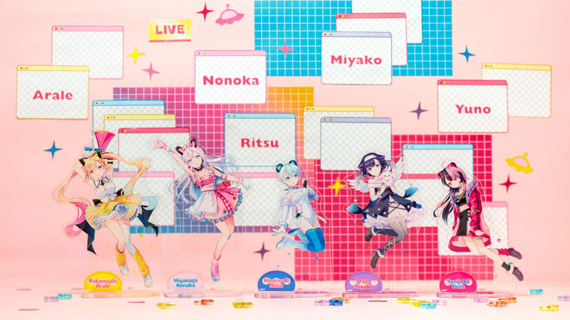 Product picture of the Mugendai Mewtype 1st LIVE &quot;Metamorphose&quot; acrylic stands