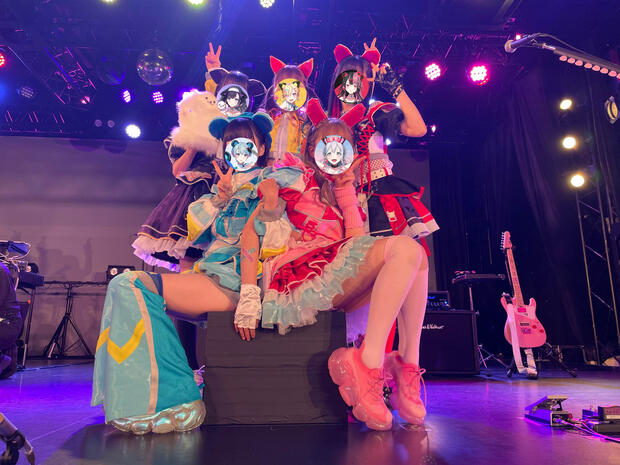 Group shot on stage