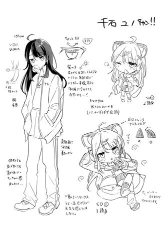 Yuno reference sheet