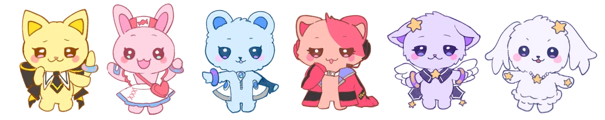 beta animaL designs from pre-debut