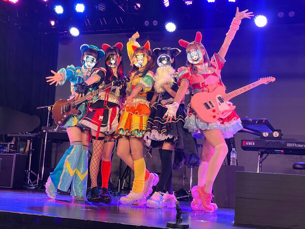 group shot of the band from the 1st live