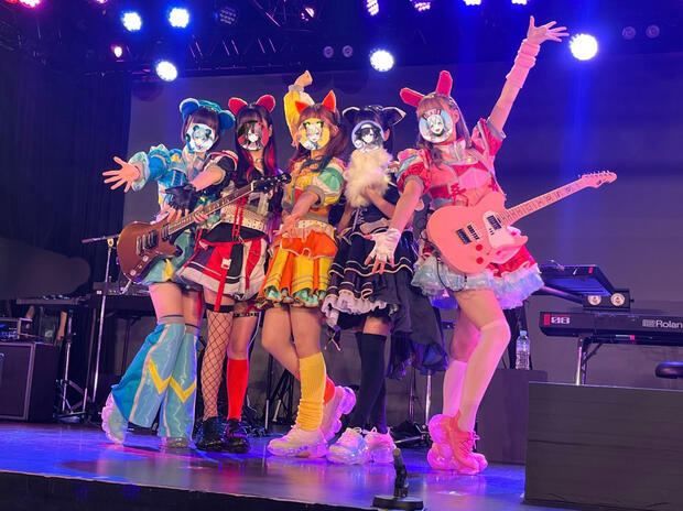 group shot of the band from the 1st live