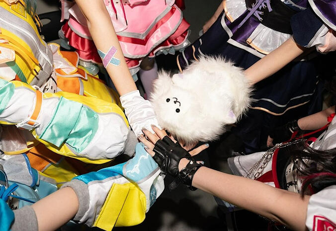 picture from the official concert photos released by the bandori main instagram page