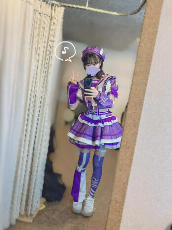 Miyako in Rinka's costume