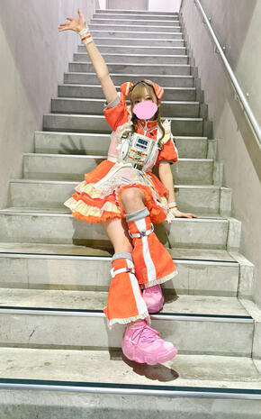 Nonoka in Yuma&#39;s costume