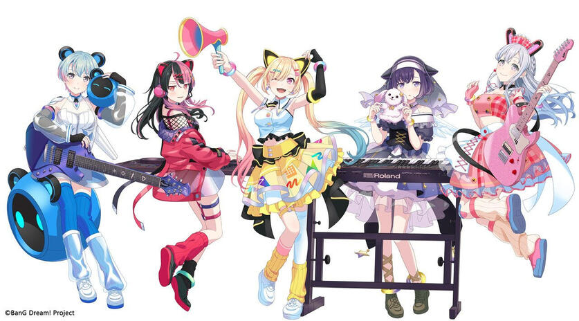 BanG Dream! 10th anniversary Yumemita key visual (by Nobusawa Osamu)